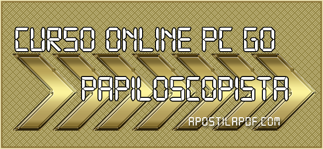 Curso Online PC GO 2022 Papiloscopista