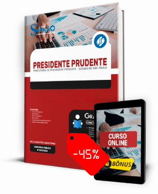 Apostila Prefeitura de Presidente Prudente SP 2022 PDF Grátis Curso Online