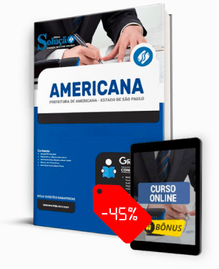Apostila Prefeitura de Americana SP 2022 PDF Grátis Curso Online