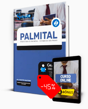 Apostila Prefeitura de Palmital SP 2022 PDF Grátis Curso Online