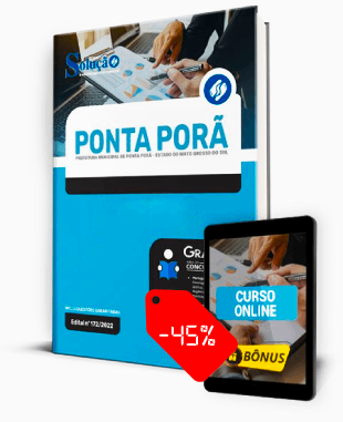 Apostila Prefeitura de Ponta Porã MS 2022 PDF Grátis Curso Online