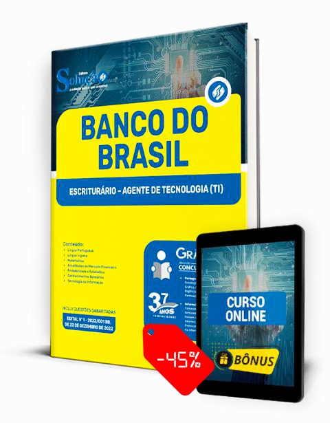 Apostila Banco do Brasil 2023 PDF Download Grátis Agente de Tecnologia