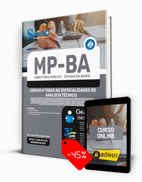 Apostila MP BA 2023 PDF Download Grátis Curso Online Analista Técnico