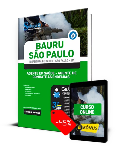 Apostila Prefeitura de Bauru SP 2023 PDF Download Grátis Curso Online