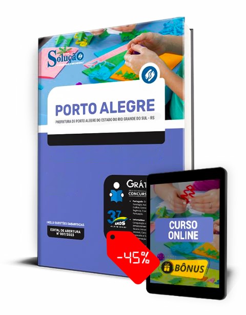 Apostila Prefeitura de Porto Alegre 2023 PDF Grátis