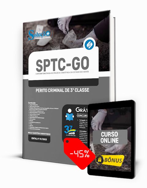 Apostila SPTC GO 2023 PDF Download Grátis Perito Criminal