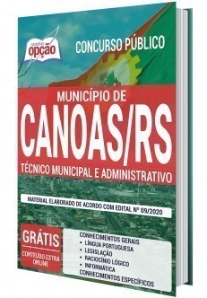 Apostila Concurso Prefeitura de Canoas 2020 PDF Técnico Administrativo