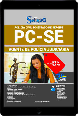 Apostila PC SE 2021 PDF Grátis Agente de Polícia Judiciária