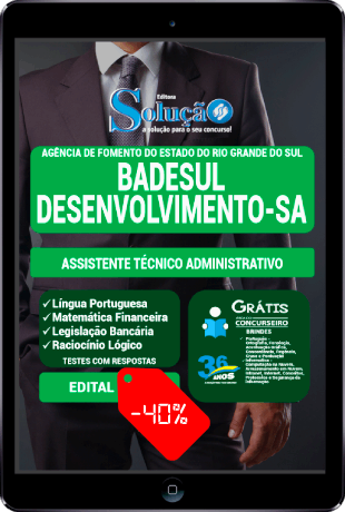 Apostila BADESUL 2022 PDF Download Grátis Assistente Técnico Administrativo