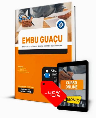 Apostila Prefeitura de Embu Guaçu SP 2022 PDF Grátis Curso Online