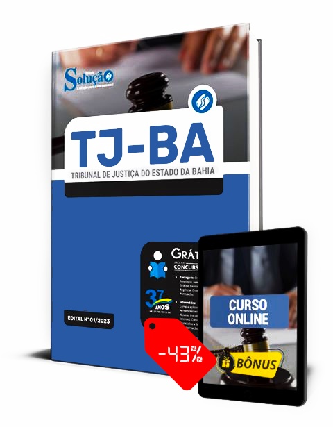 Apostila TJ BA 2023 PDF Download Grátis Curso Online