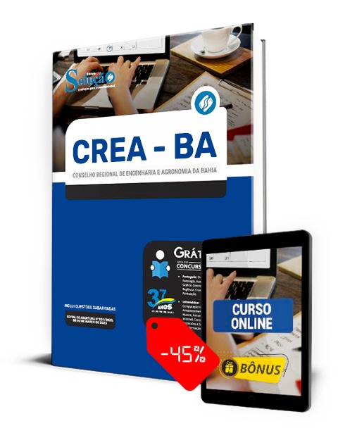 Apostila CREA BA 2023 PDF Download Grátis Curso Online