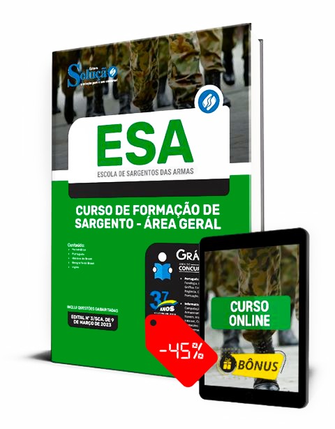 Apostila ESA 2023 PDF Download Grátis Curso Online