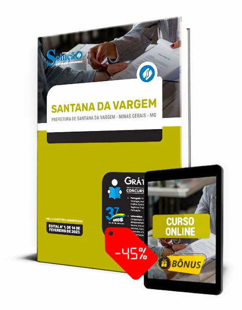 Apostila Prefeitura de Santana da Vargem MG 2023 PDF Grátis