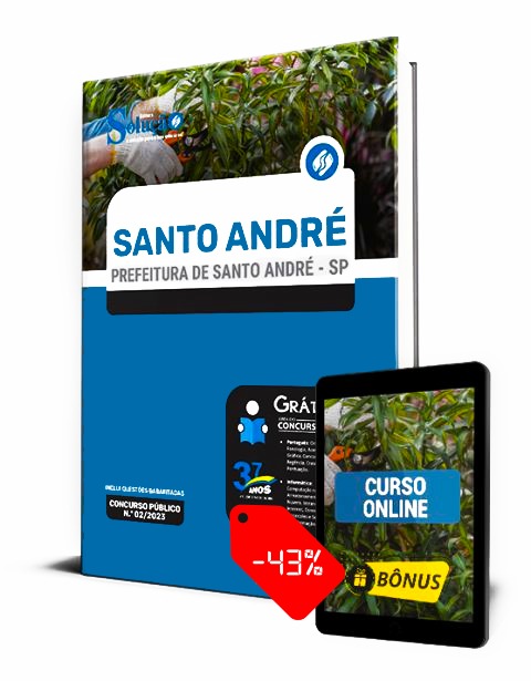 Apostila Prefeitura de Santo André SP 2023 PDF Grátis Curso Online