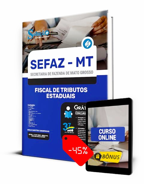 Apostila SEFAZ MT 2023 PDF Download Grátis Curso Online