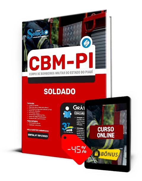 Apostila CBM PI 2023 PDF Grátis Curso Online Soldado