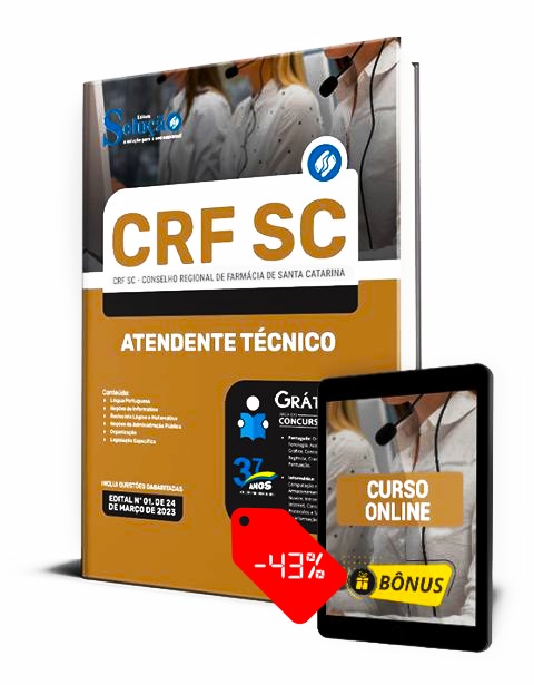 Apostila CRF SC 2023 PDF Download Grátis Curso Online