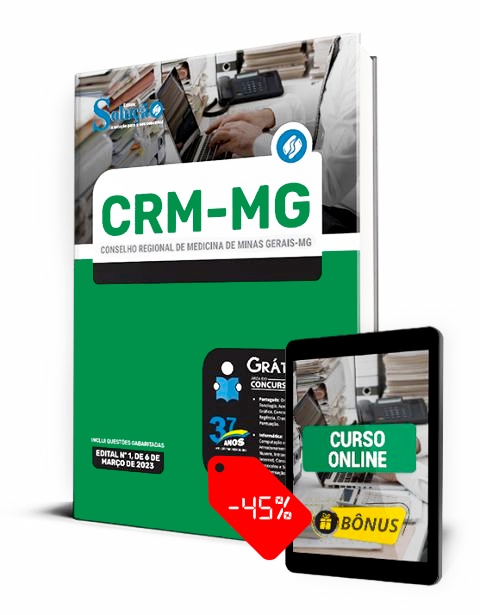 Apostila CRM MG 2023 PDF Download Grátis Curso Online