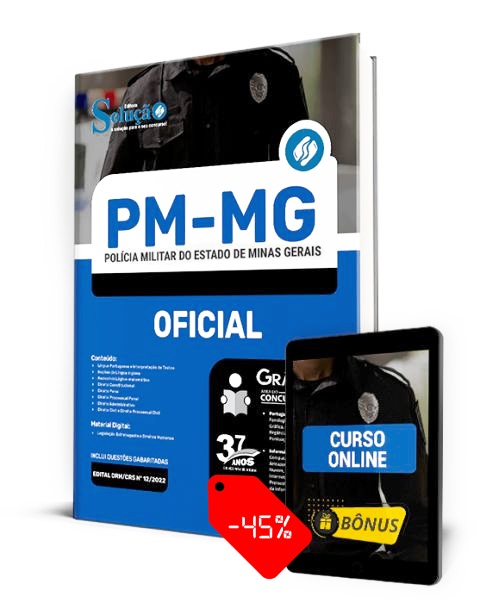 Apostila Oficial PM MG 2023 PDF Grátis Curso Online