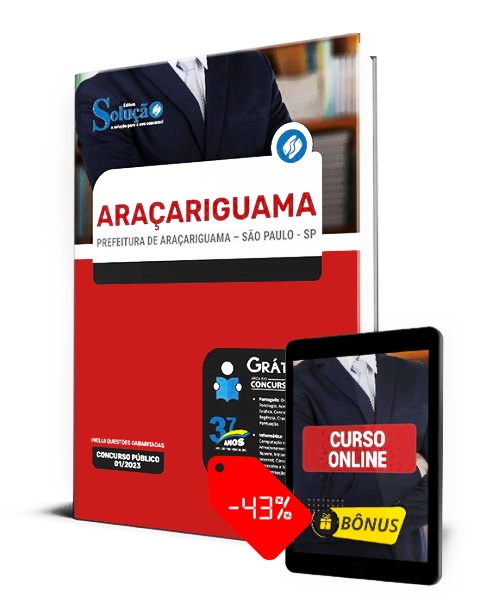 Apostila Prefeitura de Araçariguama SP 2023 PDF Grátis