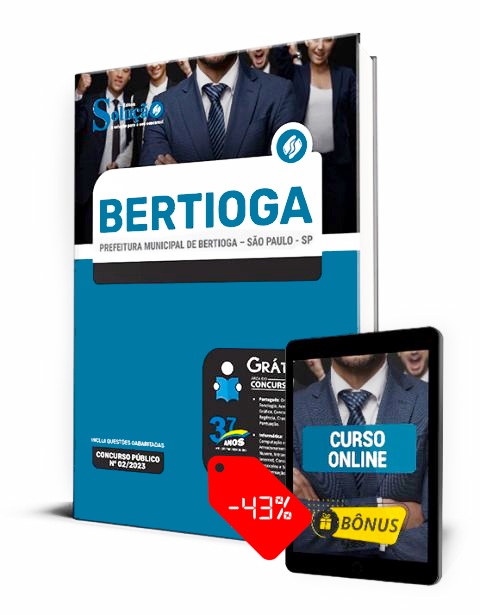Apostila Prefeitura de Bertioga SP 2023 PDF Grátis