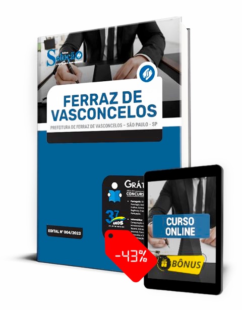 Apostila Prefeitura de Ferraz de Vasconcelos SP 2023 PDF Grátis