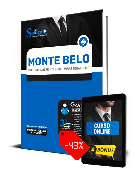 Apostila Prefeitura de Monte Belo MG 2023 PDF Grátis
