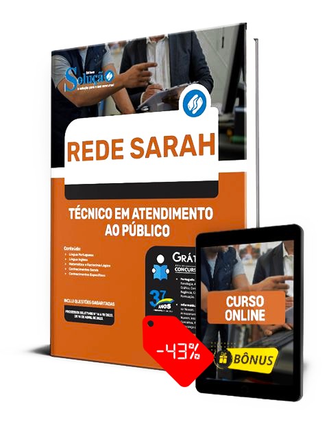Apostila Rede SARAH 2023 PDF Download Grátis Curso Online